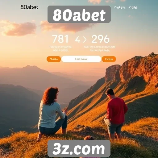 Interface do usuário no site 80abet